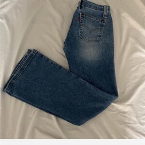 Levi’s super low rise bootcut jeans
